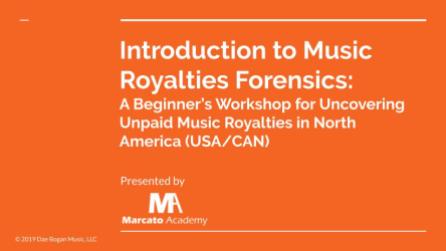 Introduction to Music Royalties Forensics (North America)